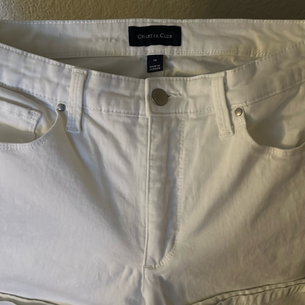 Charter Club White Jeans